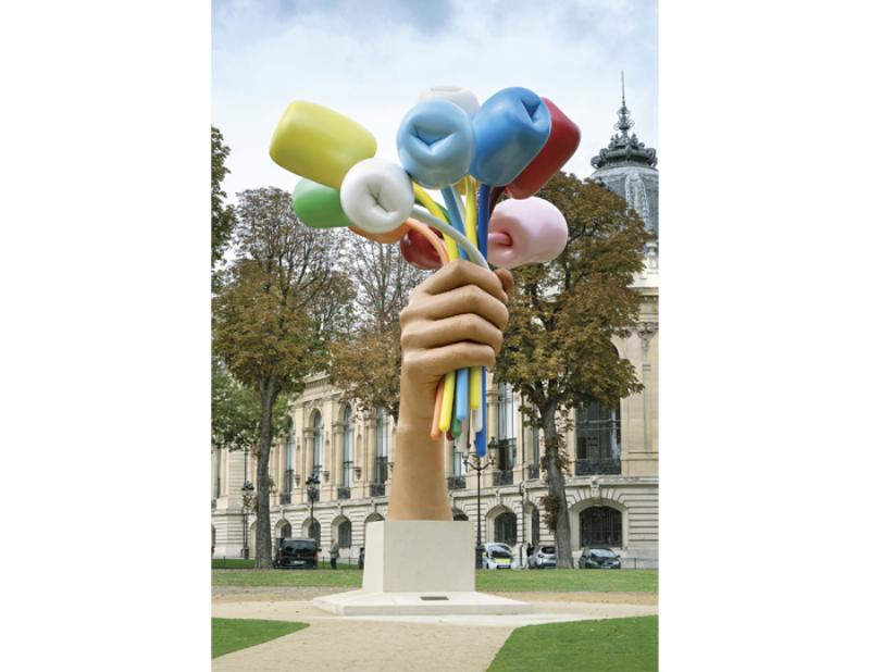 L’œuvre de Jeff Koons “Les Tulipes” comme symbole de l’avenir de l’art public et de son dialogue avec le patrimoine.